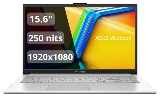 Ноутбук ASUS Vivobook Go 15 15.6" / 8 Гб / SSD 256 Гб / Без ОС / 90NB0ZT1-M02540