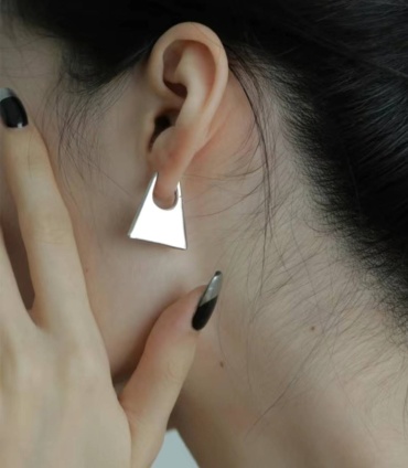 Серьги ADOR Ndfj864 вес 7 г сплав покрытый серебром 925, без вставок