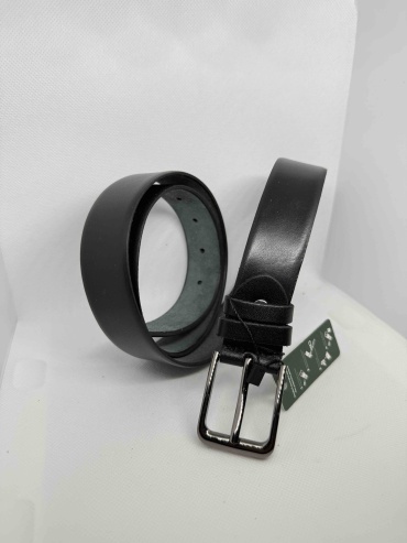 Ремень LBD натуральная кожа 100 см черный