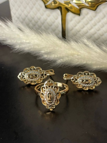 Серьги Jewelry медицинское золото, без вставок