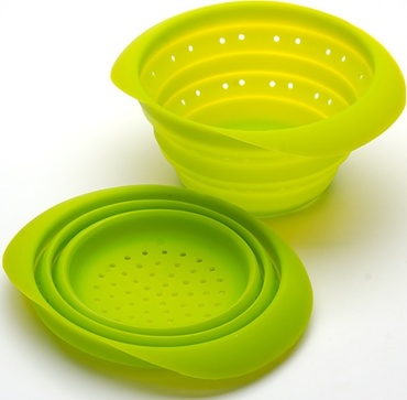 Дуршлаг MAYER&BOCH МВ-4432 Green 18 см силикон, 1 шт