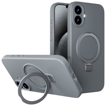 Чехол DEPREMIOS для Apple iPhone 16 серый