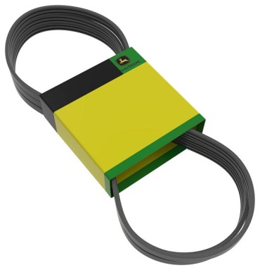 John Deere Клиновой ремень привода вентилятора, передняя часть двигателя HXE22087