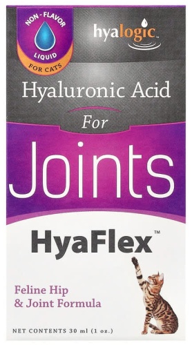 Hyalogic HyaFlex , гиалуроновая кислота для суставов, для кошек, 30 мл витамины