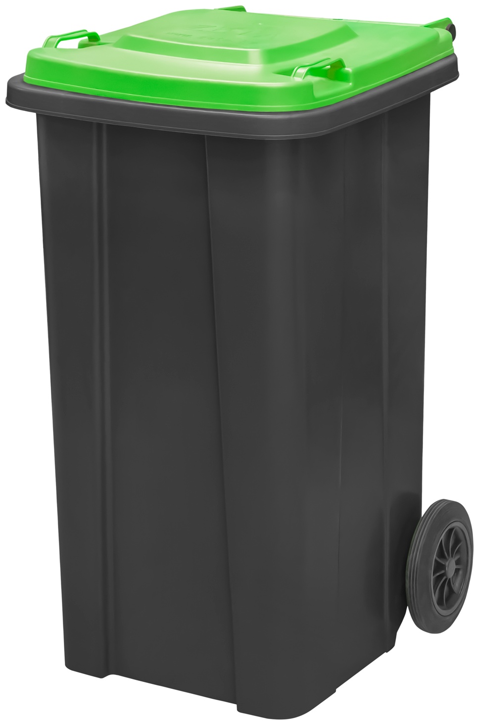 Мусорный бак ZETA с крышкой МП-ТВ-950745_1бак черн., крышка цветн 140 л