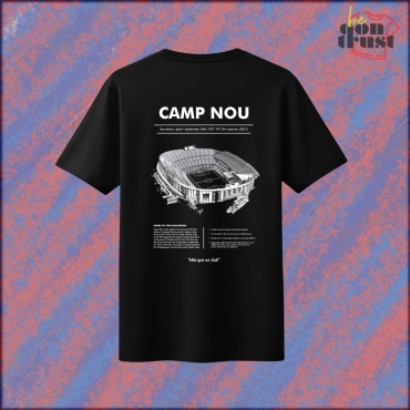 Футболка be qontrust Camp Nou Barcelona черный