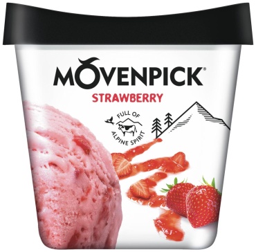 Мороженое Movenpick Strawberry 283 г