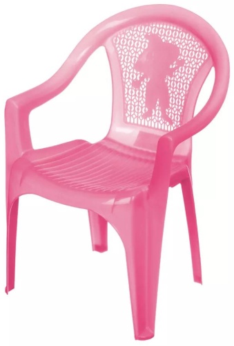 Стул 9D7D31488193855C, пластик, 35x38x53 см, розовый, светло-розовый