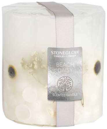 Ароматическая свеча Stoneglow Beach Daisy 9.5 см, 1 шт