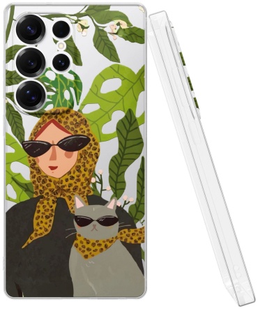 Чехол Mcover для Samsung Galaxy S25 Ultra рисунок