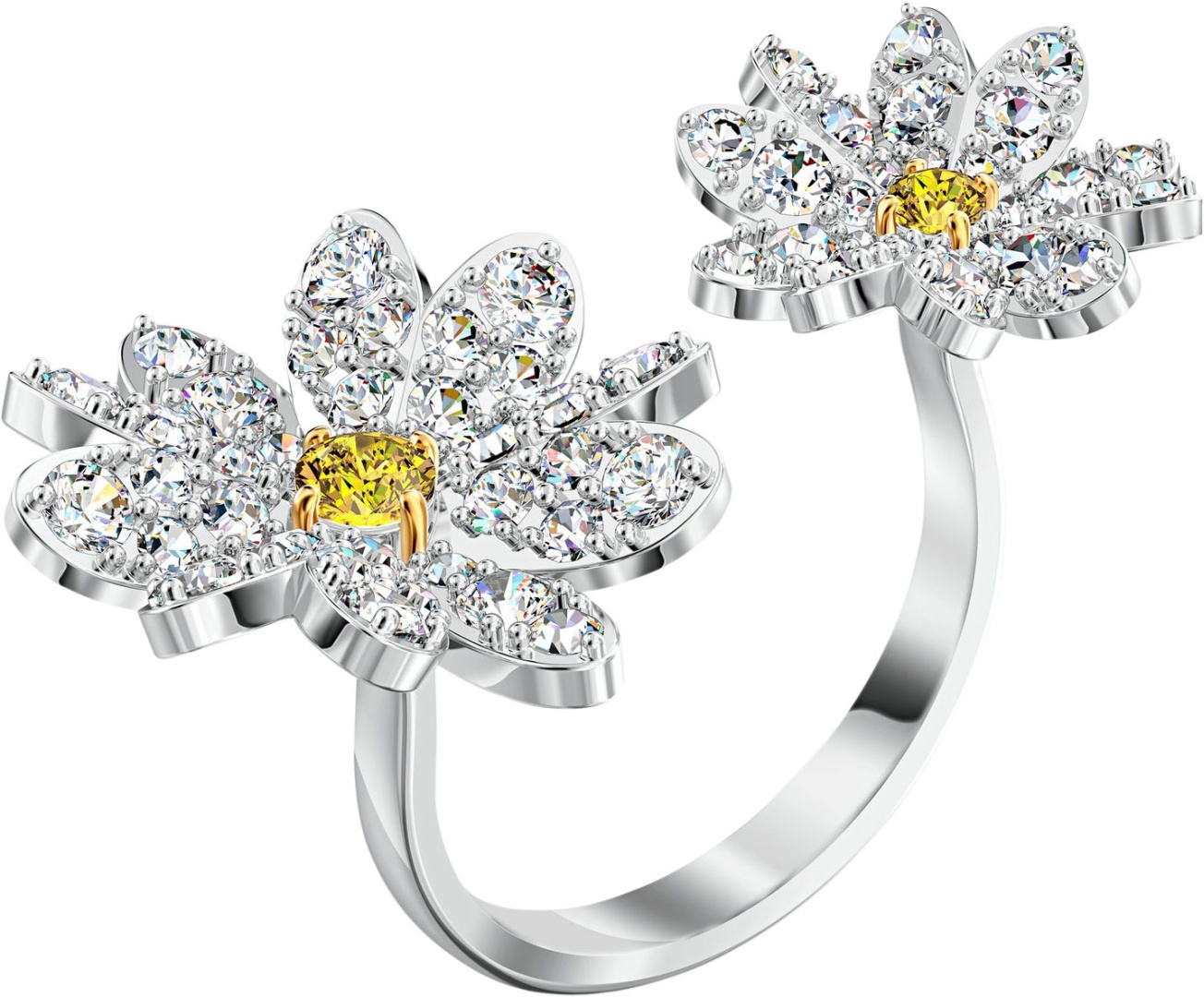 Кольцо Swarovski 5534941 размер 18 бижутерный сплав, кристаллы Swarovski