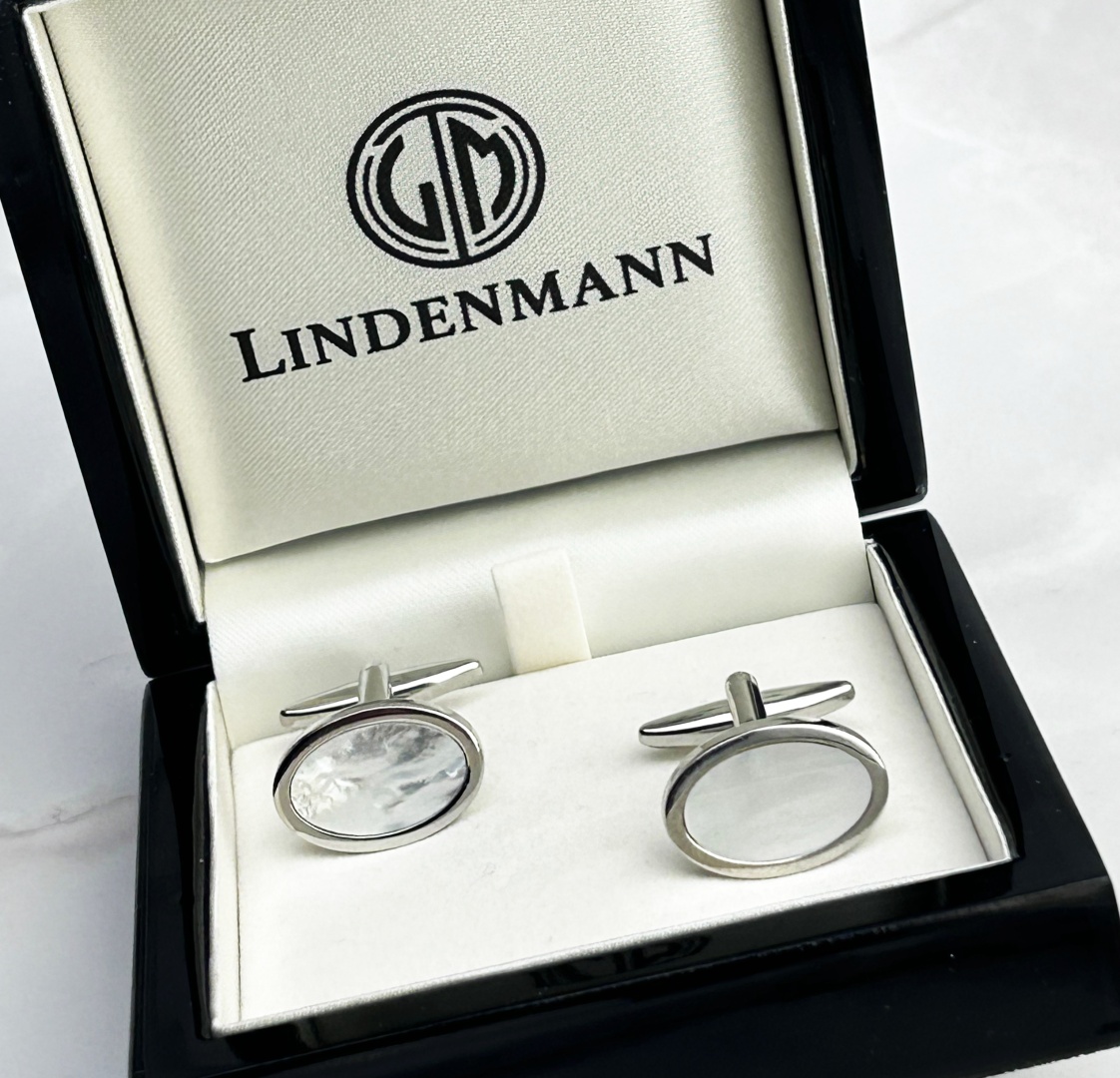 Запонки Lindenmann латунь, без вставок