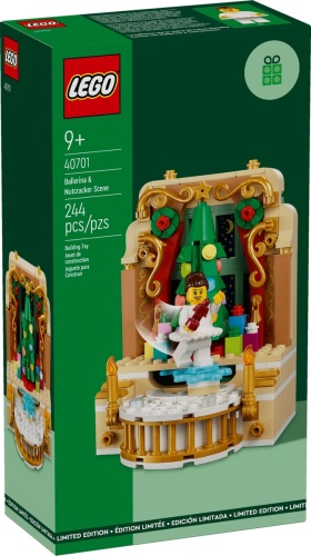 Конструктор LEGO Сцена с балериной и Щелкунчиком 40701, деталей 244 шт