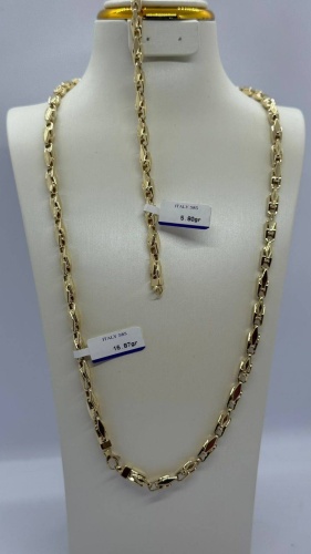 BAQ BRAND 8541741 вес 22.67 г золото, без вставок