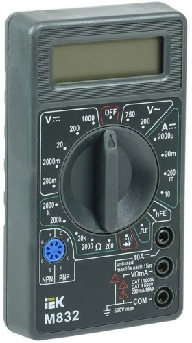 IEK мультиметр 346482329, цифровой