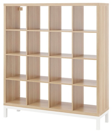 Стеллаж напольный IKEA KALLAX, 147x39x164 см, белый