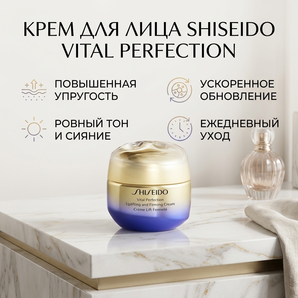 Shiseido крем Vital Perfection для лица 50 мл