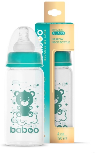 Бутылочка Baboo 3-120 120 мл прозрачный
