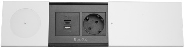 Shelbi настольный лючок 21x7.5x5.6 см, серебристый