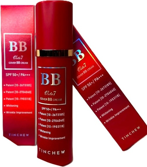 Tinchew Ultra7 Cover BB Cream SPF50+ BB Крем для Лица Бежевый 50g BB крем Бежевый 50 г