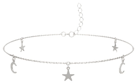 Lucente Silver ZO-0650116_28 длина 28 см, вес 2.91 г серебро, плетение фантазийное