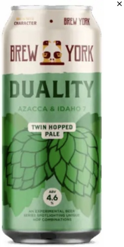 Brew York Duality пиво крафтовое 4.6% 0.44 л