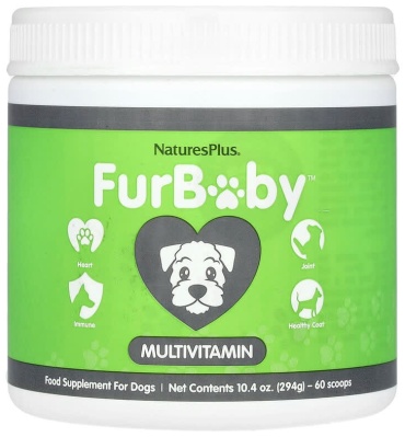 NaturesPlus FurBaby мультивитамины для собак 294 г