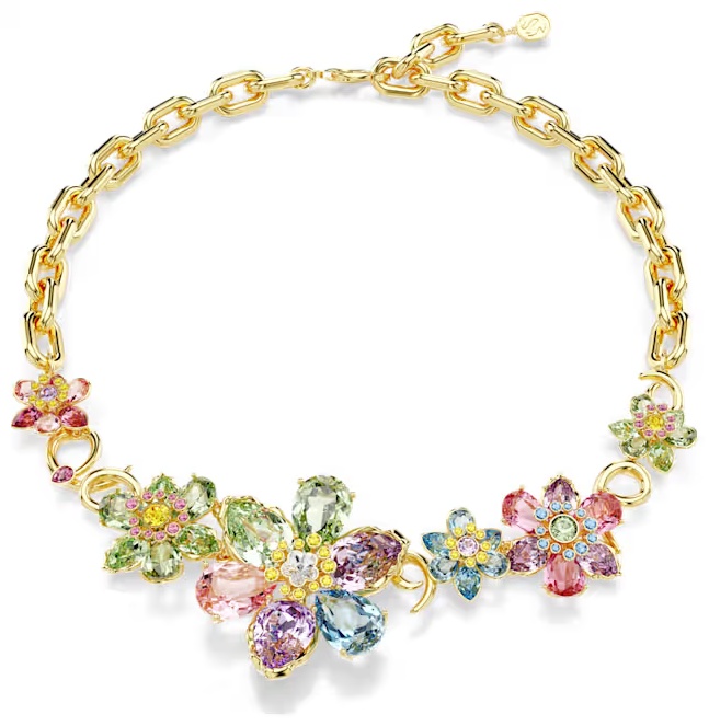 Swarovski длина 43 см ювелирный сплав, кристаллы Swarovski