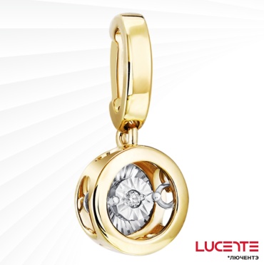 Подвеска Lucente Бриллианты Якутии 03-02996-06-001-02-01 вес 1 г золото, бриллиант