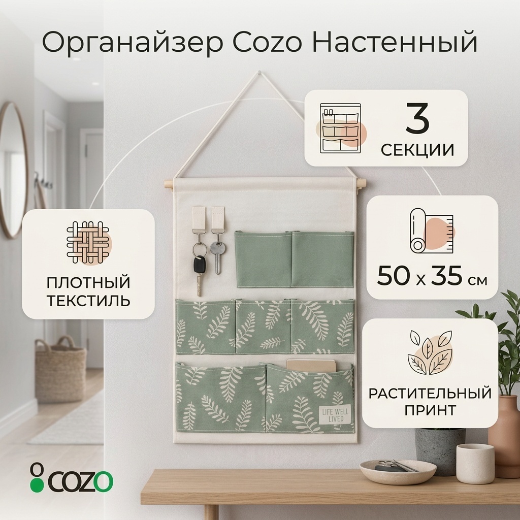 Cozo органайзер текстиль