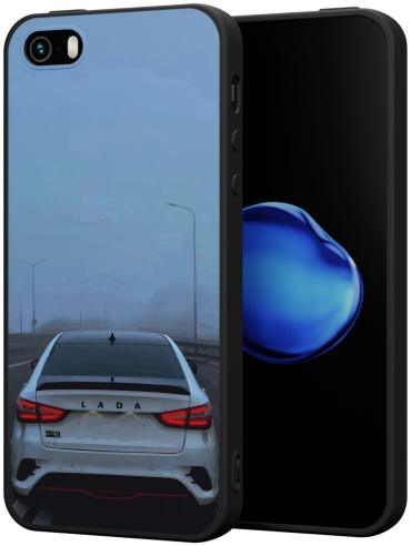 Чехол для Apple iPhone 5, iPhone 5S, iPhone SE рисунок