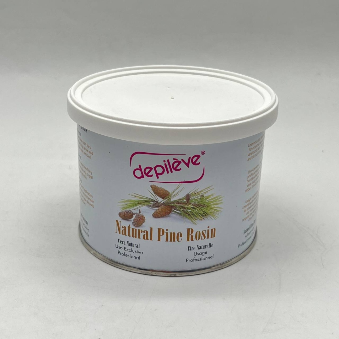 Воск пленочный Depileve Natural Pine Rosin плотность средняя в банке 400 мл