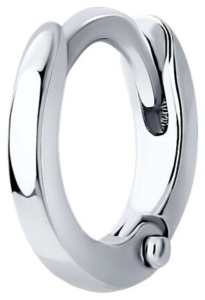 Моносерьга SOKOLOV EAR-SO-925-909087 вес 0.282 г серебро, без вставок