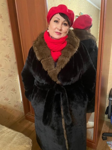 Шуба черный