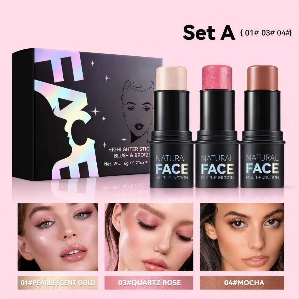 Melina FACE набор для контуринга A-1,3,4