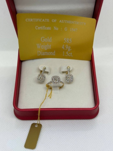 Diamond 78976545y вес 4.9 г золото, бриллиант