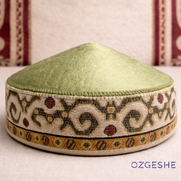 Тюбетейка OZGESHE размер 58, оливковый