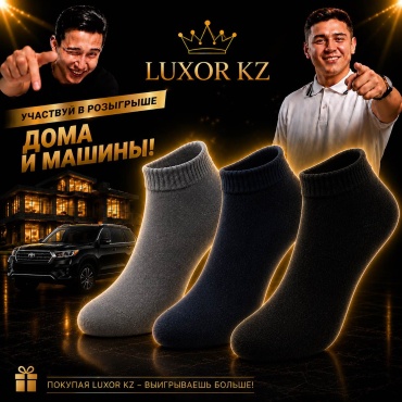 Носки LUXOR_KZ 3 пары мультиколор 40-47