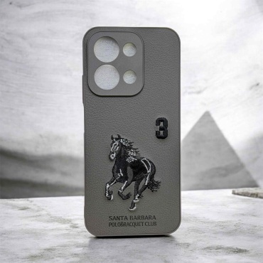 Чехол Santa Barbara Polo & Racquet Club для Redmi Redmi 15C серый