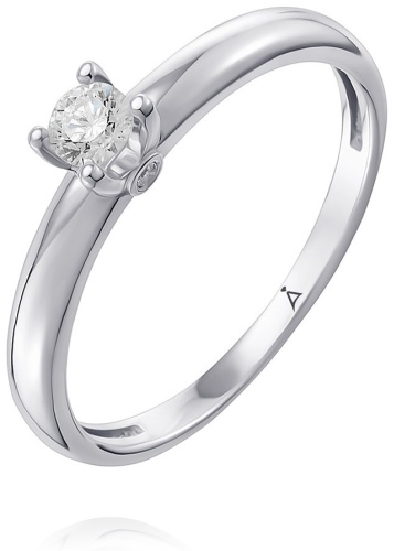 ADAMAS 1517518/01-А51Д-41_1000008858898_Размер_17_0__ размер 17 вес 1.64 г золото, бриллиант