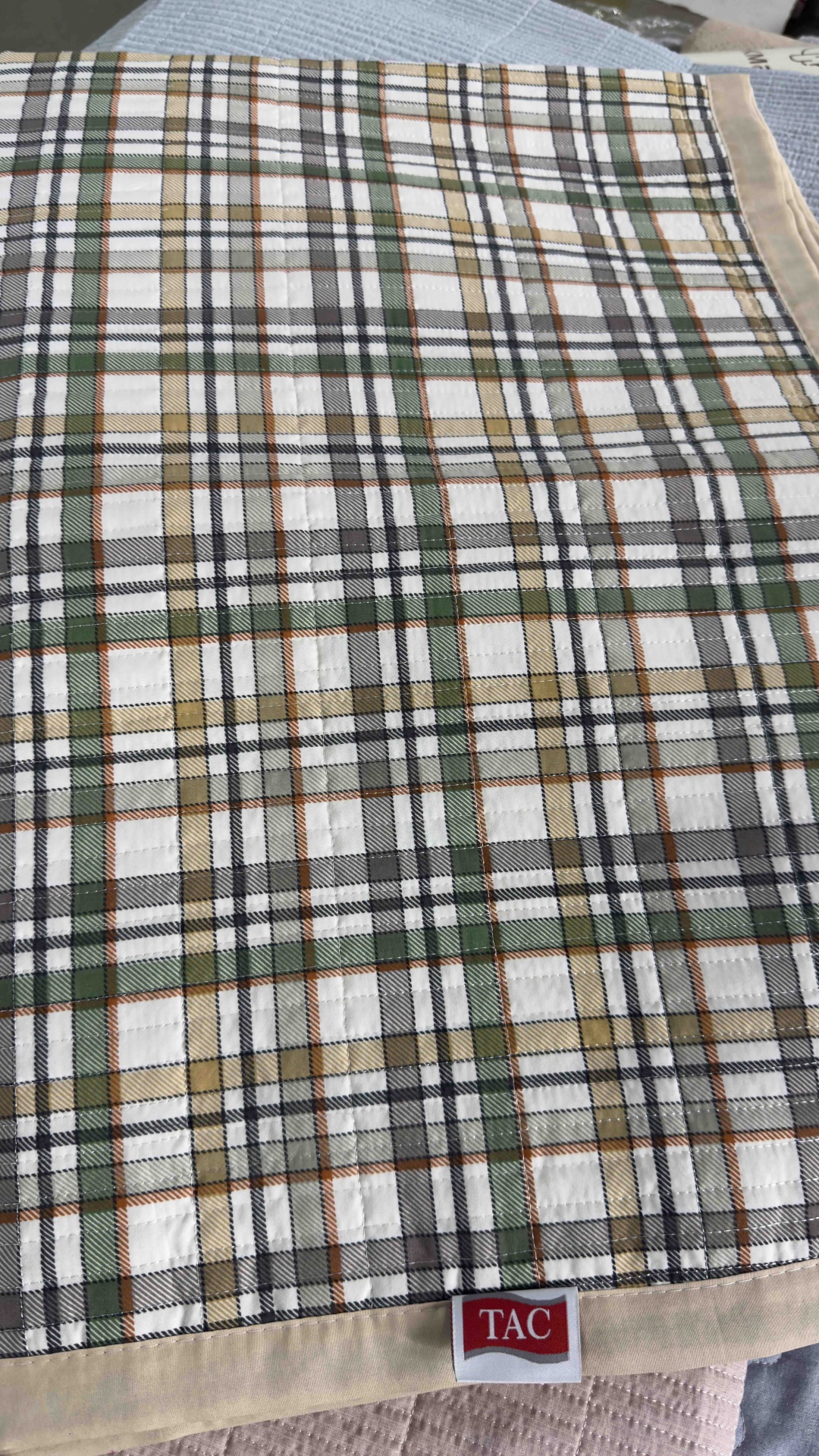 Одеяло TAC Madras Plaid Patchwork 150x200 всесезонное