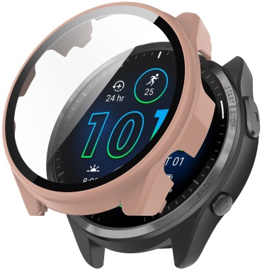 Чехол BOGEMA для Garmin Forerunner 965 розовый