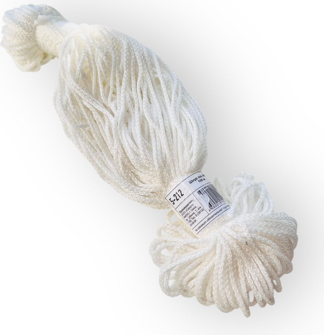 Веревка TAIFUN Taifun Шнур хозяйственный 100 м №4 5-212 100 м, полипропилен