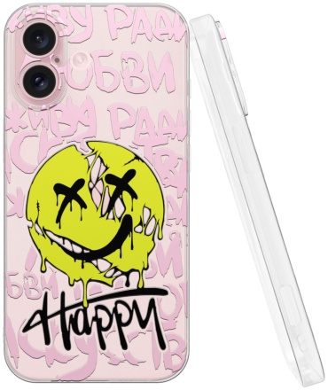 Чехол Mcover для Apple iPhone 16 рисунок
