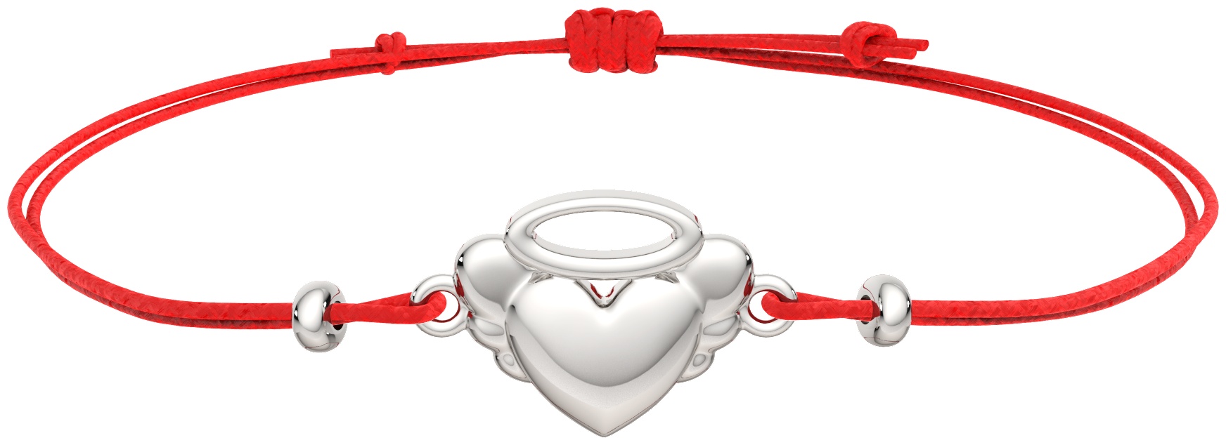 Lucente Silver BRA-LU-925-8774205-18 длина 18 см, вес 1.28 г серебро, плетение отсутствует