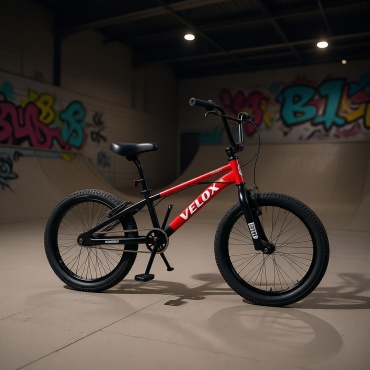 Велосипед Velox BMX 20-37 2026 one size черный-красный