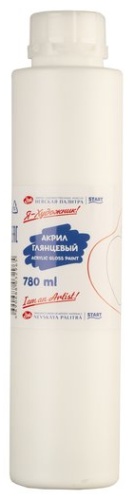 Акриловые Невская палитра 229145104 Акрил глянцевый "Я - Художник!" 780 мл Белая / 229145104 1 шт 780 мл
