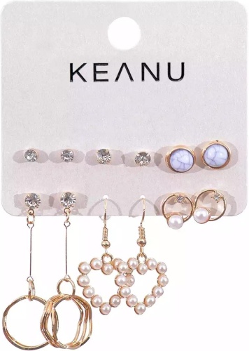 Набор KEANU бижутерный сплав, пластик