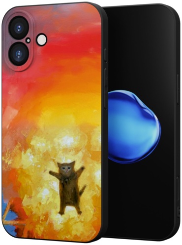 Чехол Mcover для Apple iPhone 16 рисунок