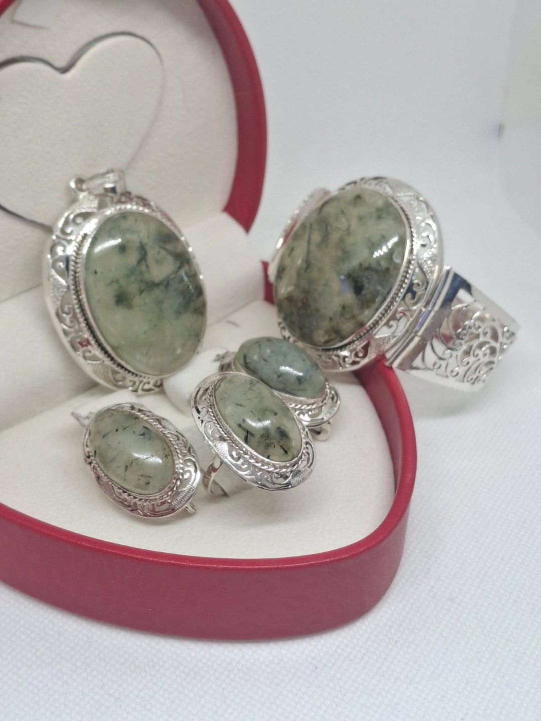 Aiym jewelry 451313688 вес 88.9 г серебро, лабрадорит